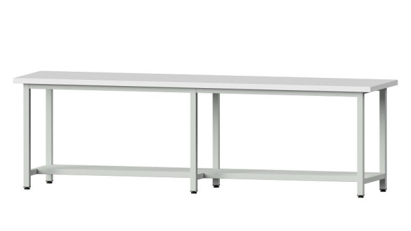 ANKE werkbanken werktafel, model 91, 2800 x 700 x 840 mm, RAL 7035, KSP 40 mm, 400.452
