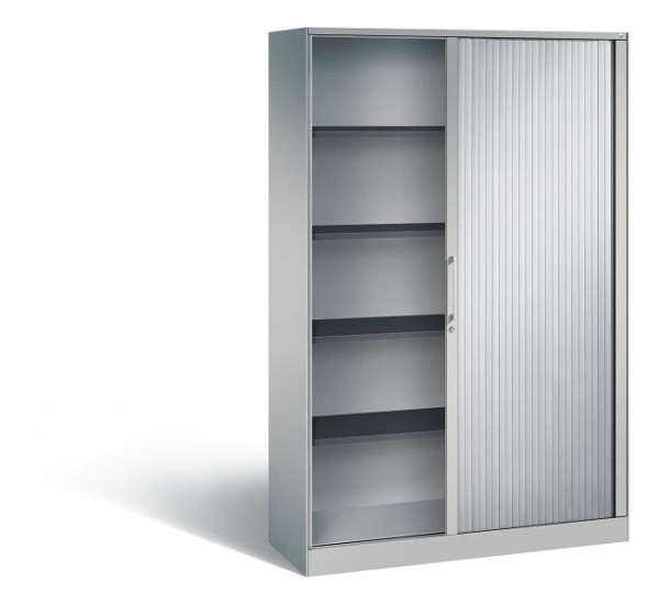 C+P rolluikkast Asisto, H1980xB1200xD435mm, kleur: wit aluminium, beugelgreep, 5 FH, 143001-000 S10005