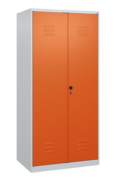 C+P Umkleidespind Classic PLUS, Doppel-Spind, 2 Abteile, 1700x800x500mm, 7035/2004, Drehriegel, 0800027-22P S10026