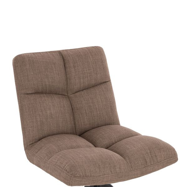 HOME DELUXE Draaibare eetkamerstoel set van 2 NODA - geweven stof grijs/bruin, 49711