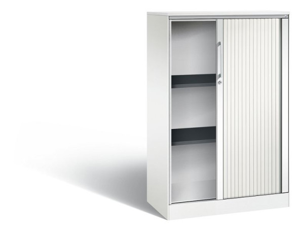 C+P rolluikkast Asisto, H1310xB800xD435mm, kleur: verkeerswit, beugelgreep, 3 niveaus, 143033-000 S10066