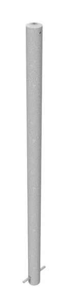 Schake afzetpaal stalen buis Ø 60 x 2,5 mm stationair voor inzetting in beton, thermisch verzinkt, zonder oog, 460
