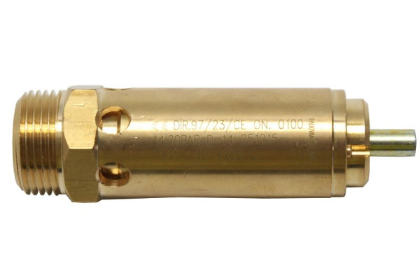 AEROTEC overdrukventiel 12 bar - 1/2 inch AG, 9049058