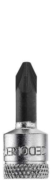 GEDORE schroevendraaierbit, 1/4'', voor kruiskopschroeven PZ 1, 6187130
