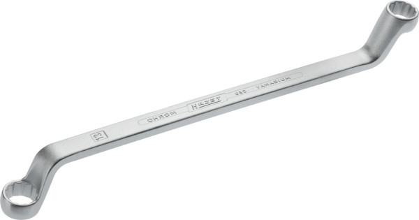 Hazet dubbele ringsleutel, buiten dubbel zeskant profiel, 12 x 13 mm, 630-12X13
