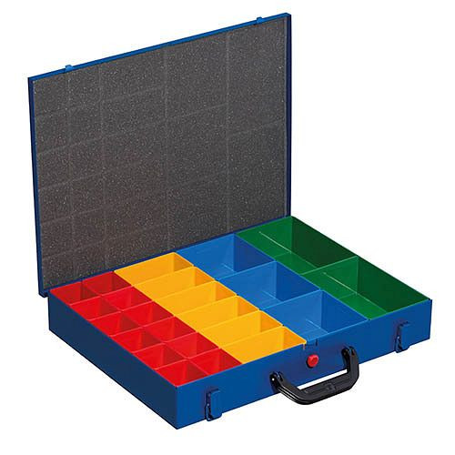 Bedrunka + Hirth Flex-Box-Metaal, 444 x 370 x 70 mm, 23 inzetstukken, 04.KK454120