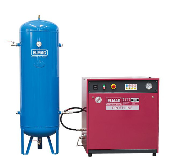 ELMAG compressor PROFI-LINE 'SILENT', PL-S 1100/10/3 D - in pakket 1, 10122