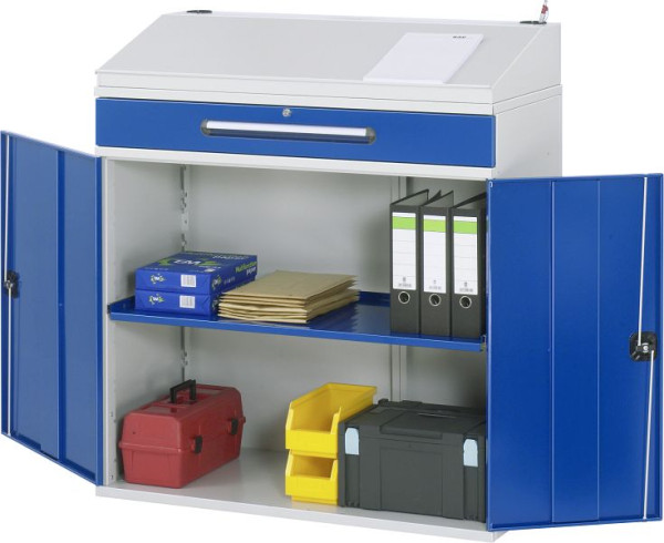 RAU zijkast sta bureau - model 02, B1100 x D520 x H1110/1220 mm, 07-1100-M02.11