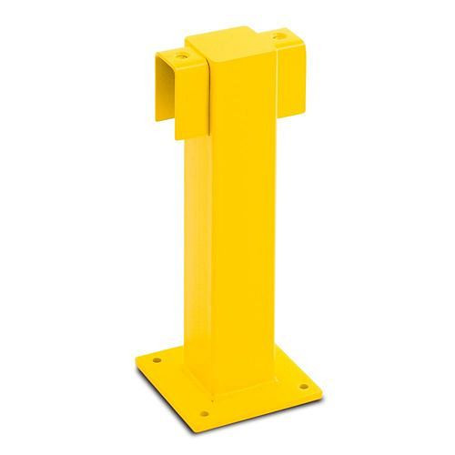 Moravia stootbescherming XL, middenstijl, thermisch verzinkt en geel geplastificeerd, H 500 mm, 311025