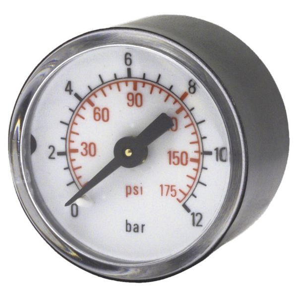 ELMAG manometer 0-16 bar, Ø 50 mm, Ø 1/4', buitendraad achter, 46124