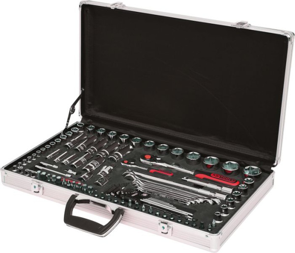 KS Tools 1/4"+1/2" CHROMEplus dopsleutelset, 102-delig, 918.0702