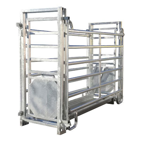 AGRIS veeweegschaal compleet met kuip, weegbalk, display + hekwerk, AGW0552