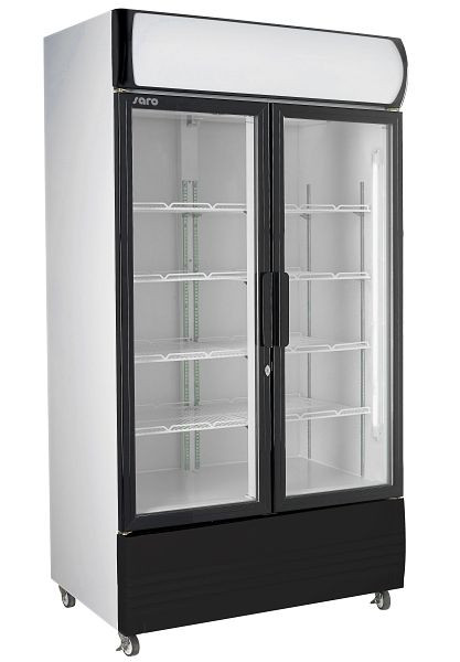 Saro drankenkoelkast met reclamebord - 2-deurs model GTK 580, 453-1007