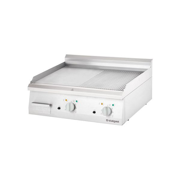 Stalgast ELEKTRISCHE GRIDDLE PLAAT ALS DESKTOP UNIT Serie 700 ND - ½ glad / ½ gegroefd, SL360422T