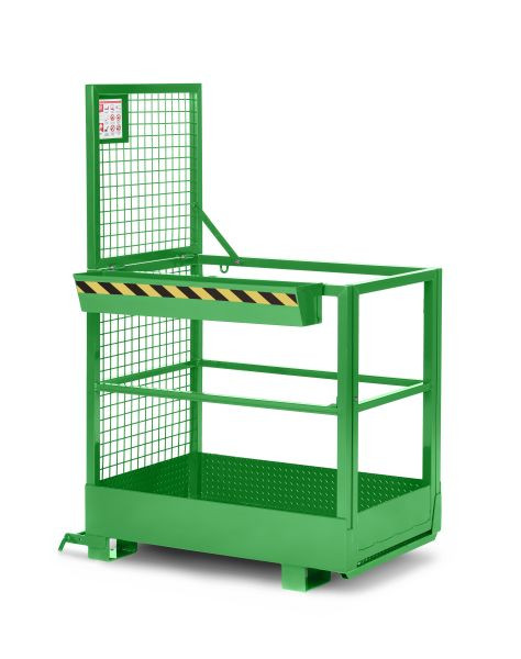 RR Industrietechnik Arbeitskorb, RAK-Slim, RAL 6018 gelbgrün, 120000108