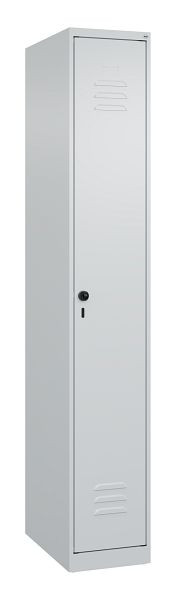 C+P luierkluis Classic PLUS met middenverdeler, 1850x300x500mm, 7035/7035, veiligheidsdraaigrendel, 080000-10F S10017