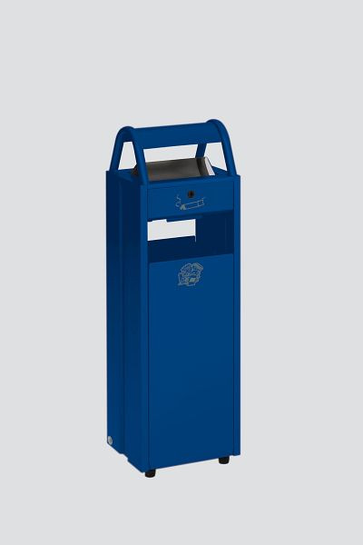 VAR afvalbak / asbak B 30, gentiaanblauw, 45023