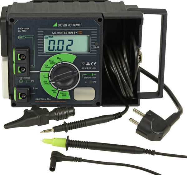 Gossen Metrawatt testapparaat voor testen volgens DIN VDE 0701-0702 METRATESTER 5+, M700D
