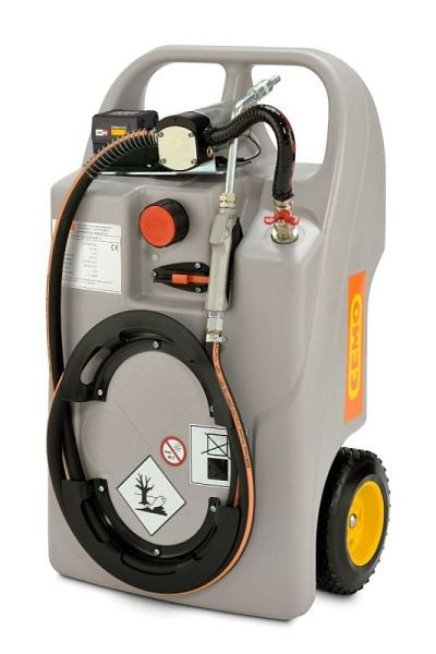 Cemo smeermiddelwagen 60 liter CAS zonder accu + lader, 11868