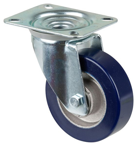 BS-rollen transportrol, wielbreedte 40 mm, wiel-Ø 100 mm, draagvermogen 150 kg, loopvlak polyurethaan gegoten, wiellichaam aluminium, kogellagers, L400.B91.100
