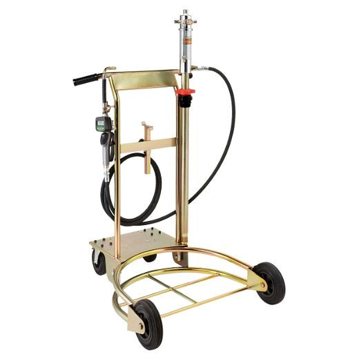 ELMAG DL oliedoseerapparaat, verrijdbaar PREMIUM OLIEPOMP, STANDAARD, incl. DL oliepomp POP 600/130, 2m slang & oliepistool met digitale teller, 33100