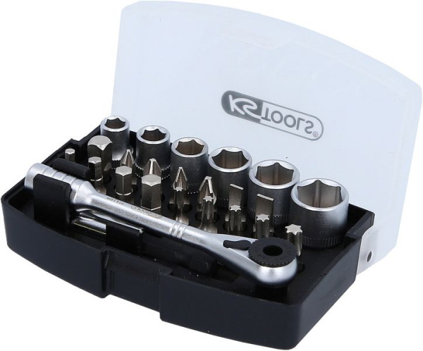 KS Tools 1/4" bitset, 24-delig, 911.2010