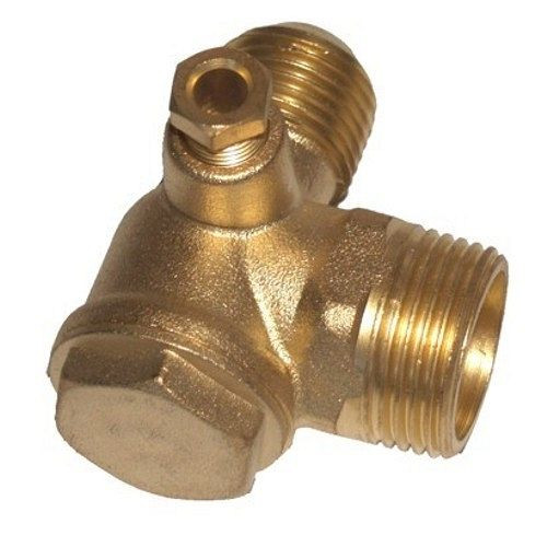 AEROTEC terugslagklep 3/4 inch AG - 1/2 inch AG conische zitting, 9048003