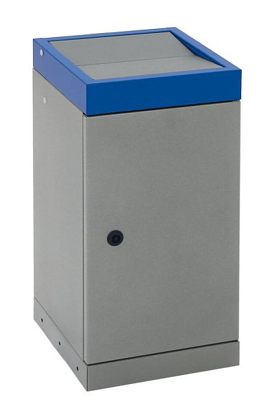 stumpf afvalscheiding ProTec-Plus, grijs alu / 5010, verzinkte binnenemmer, volume: 30 liter, 607-030-0-2-510
