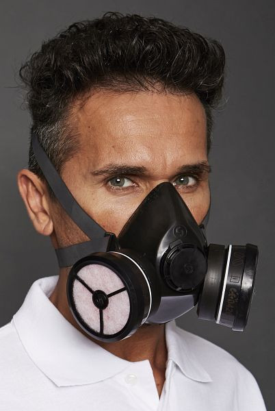 EKASTU Safety halfgelaatsmasker Polimask DUPLO Combi A1-P1R D, 433396
