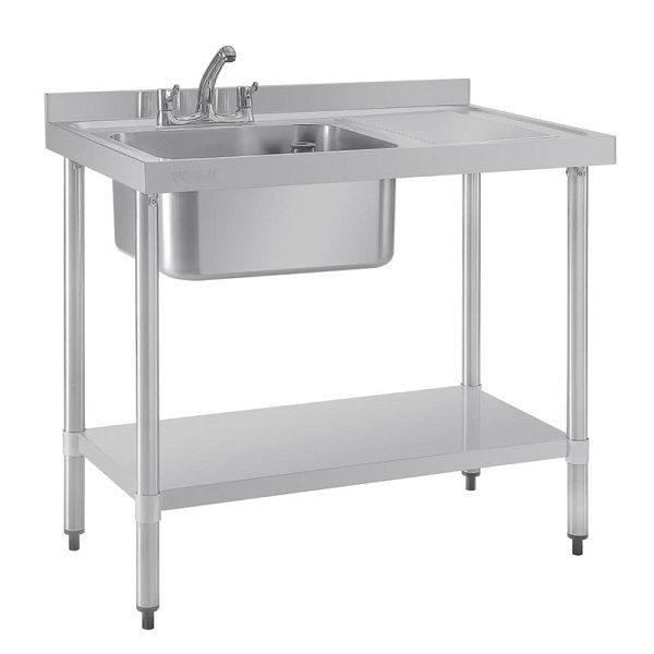 Vogue RVS spoelbak 1 spoelbak rechts 100x60cm, DY820