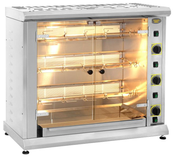 ROLLER GRILL 3 spies gas kippengrill, RBG120