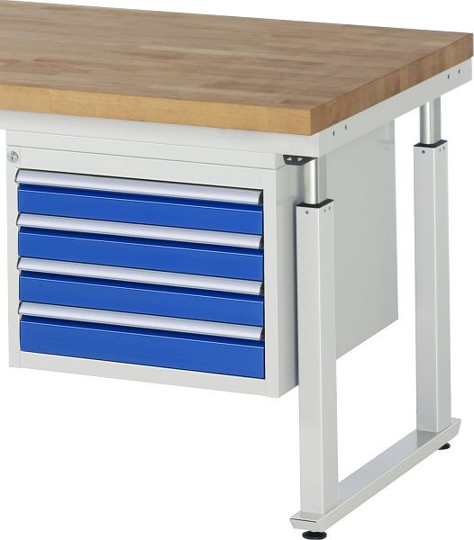 RAU onderbouwcontainer, 4 x laden, 580x440x650 mm, 08-L2.13A.11