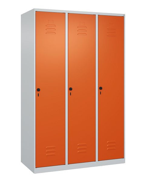 C+P luierkluis Classic PLUS, 3 vakken, 1850x1200x500mm, 7035/2004, veiligheidsdraaigrendel, 080000-32 S10000