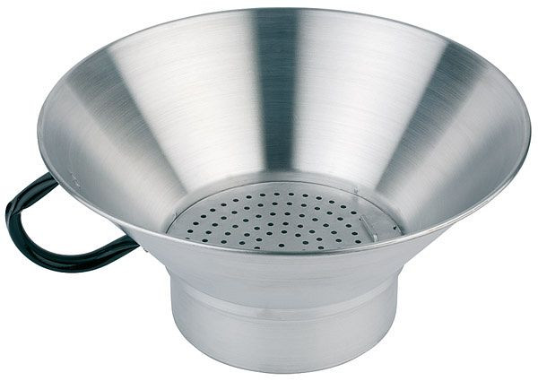 APS Frietenvergiet, circa Ø 39 cm, hoogte 19 cm, aluminium, uitneembare gateninzet, 00785