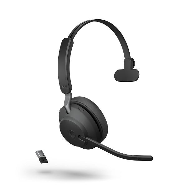 Jabra Evolve2 65, Microsoft Softphone Mono Zwart, USB-A, 26599-899-999