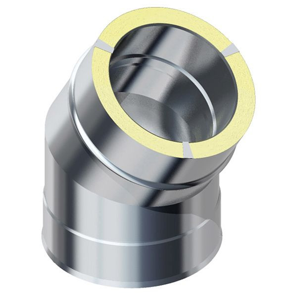 Solarbayer buitenschoorsteenboog 30 graden - 200 mm, 530051401