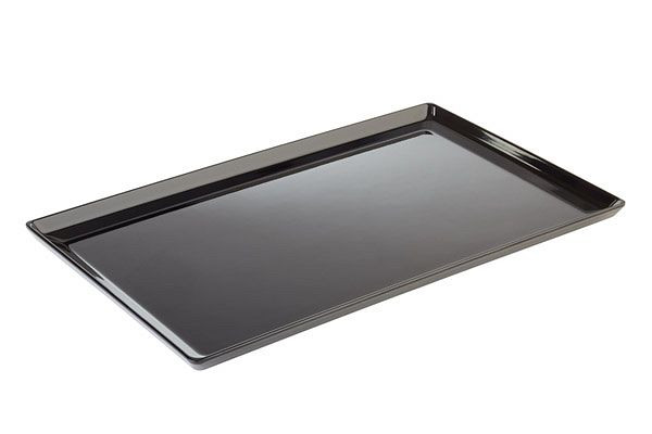 APS dienblad GN 1/1 -FLOAT-, 53 x 32,5 cm, hoogte: 3 cm, melamine, zwart, 83924