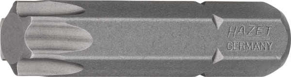 Hazet bit, massieve zeskant 8 (5/16 inch), binnen TORX® profiel, T50, sleutelmaat: T50, 2224-T50