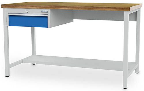 Bedrunka + Hirth box werkbank serie 2000 R 18-24, 150 mm, lade volledig uittrekbaar 100%, 2000 x 750 x 859 mm, 03.19.31V
