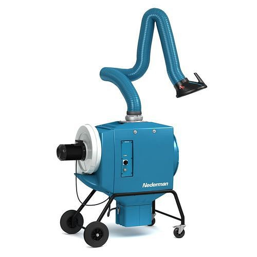 DENIOS Mobiele Filterbox 12 M, complete unit voor stof- en rookafzuiging, 400 V, 304129