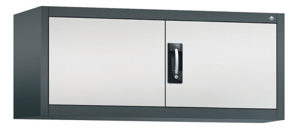 C+P bovenkast Acurado, H500xB1200xD400mm, kleur: antracietgrijs/lichtgrijs, verzonken handgreep, 9464-000 S10235
