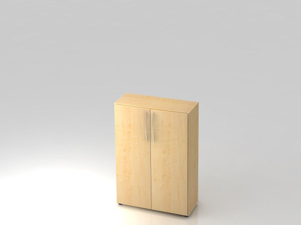 Hammerbacher kast 3OH 34, 6cm diepe beugelgreep esdoorn/esdoorn, 80x34,6x114,4 cm (BxDxH), V4550/3/3/BM