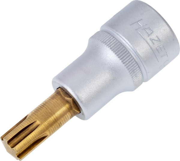 Hazet schroevendraaierdop, hol vierkant 12,5 mm (1/2 inch), Ribe-CV interne spline, M10, 991-10