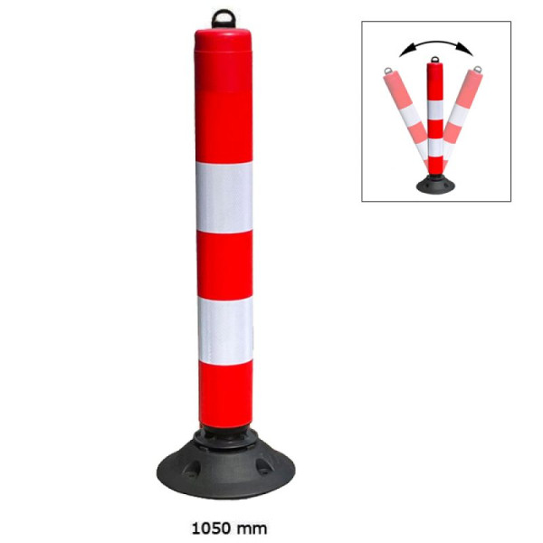 Stein HGS HGS geleidecilinder "Cone" Ø100mm, benaderbaar, volledig gereflecteerd, inclusief recyclingsokkel, hoogte: 1050mm, kettinghouder, 33448
