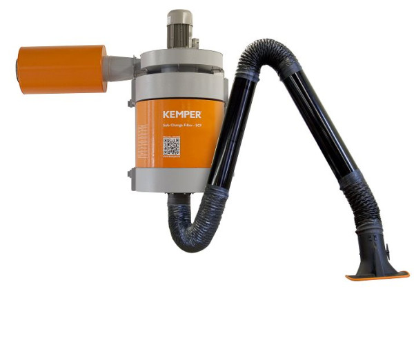 ELMAG zuigsysteem, MaxiFil, stationair, zuigarm Ø 150mm/3m in buisuitvoering, 58642