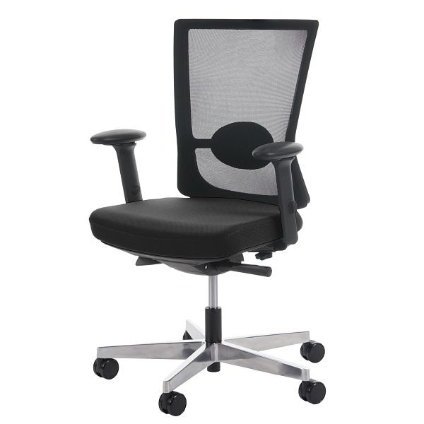 Mendler bureaustoel MERRYFAIR Forte, bureaustoel, ergonomische schuiffunctie, zwart, 44373