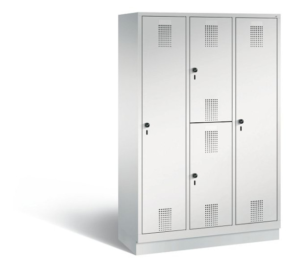 C+P cijferslot Evolo, H1800xB1200xD500mm, kleur: lichtgrijs, 48620-32 S10015
