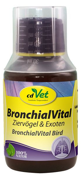 cdVet BronchialVital siervogels & exotische dieren 100ml, 136