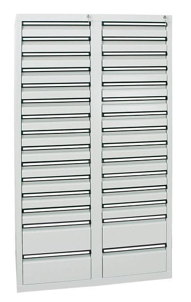 stumpf ladekast serie STS 410, RAL 7035/7035, 30 laden (26x100, 4x200 mm), 7104707