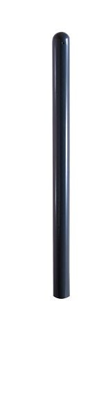 Schake-barrièrestijlpaal serie 468B Ø 60 mm, stationair, voor instorting in beton met grondanker, totale lengte ca. 1400 mm, zonder slot, zonder oog, 468B